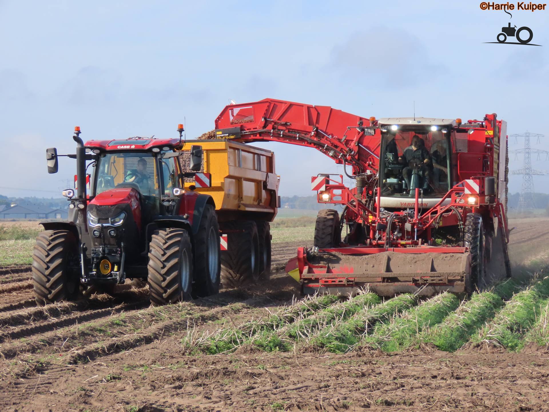 Grimme Varitron 470 aardappelrooimachine op Pottendijk