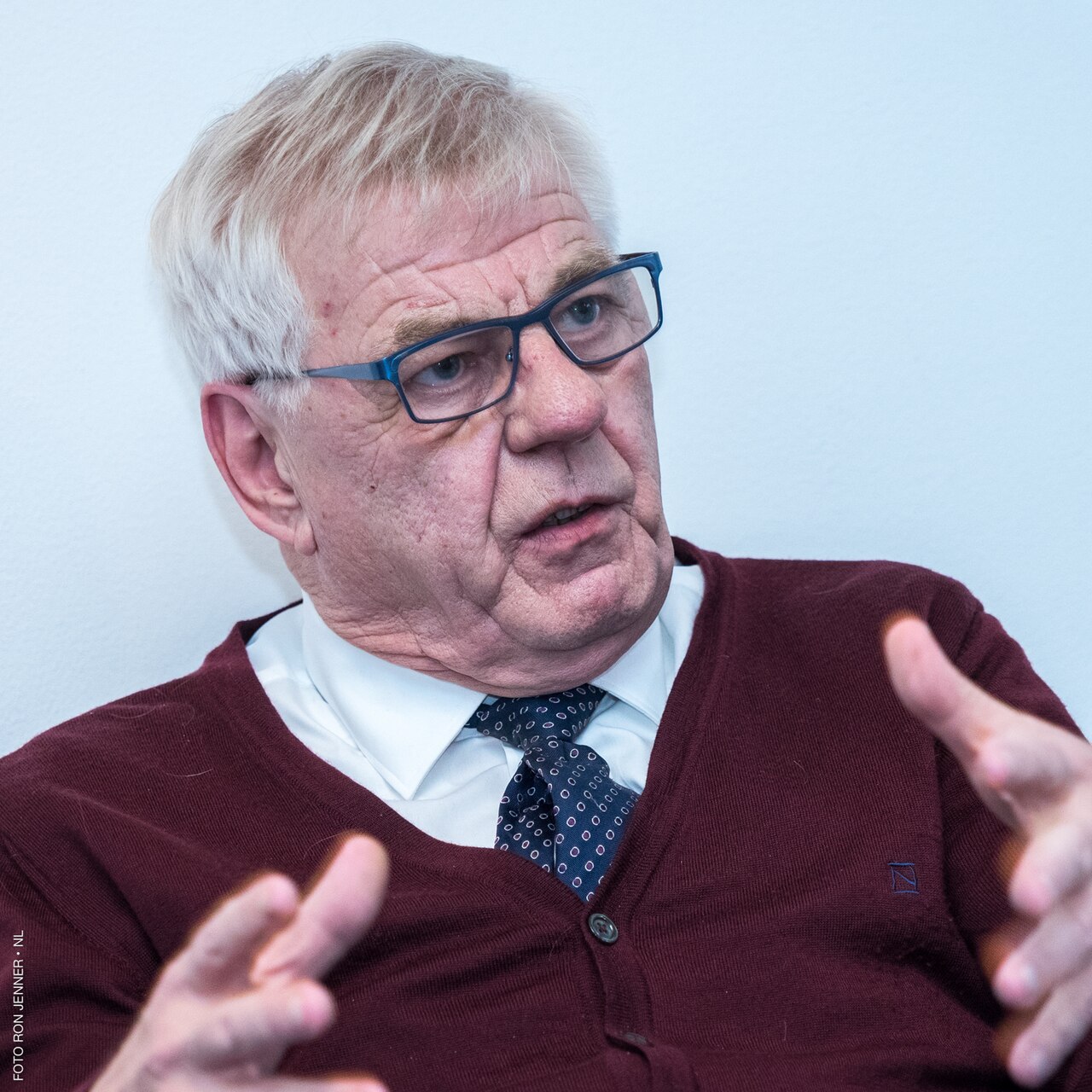 Hennie van der Most tijdens interview Zoetermeerse Zaken. Hoge resolutie beschikbaar.