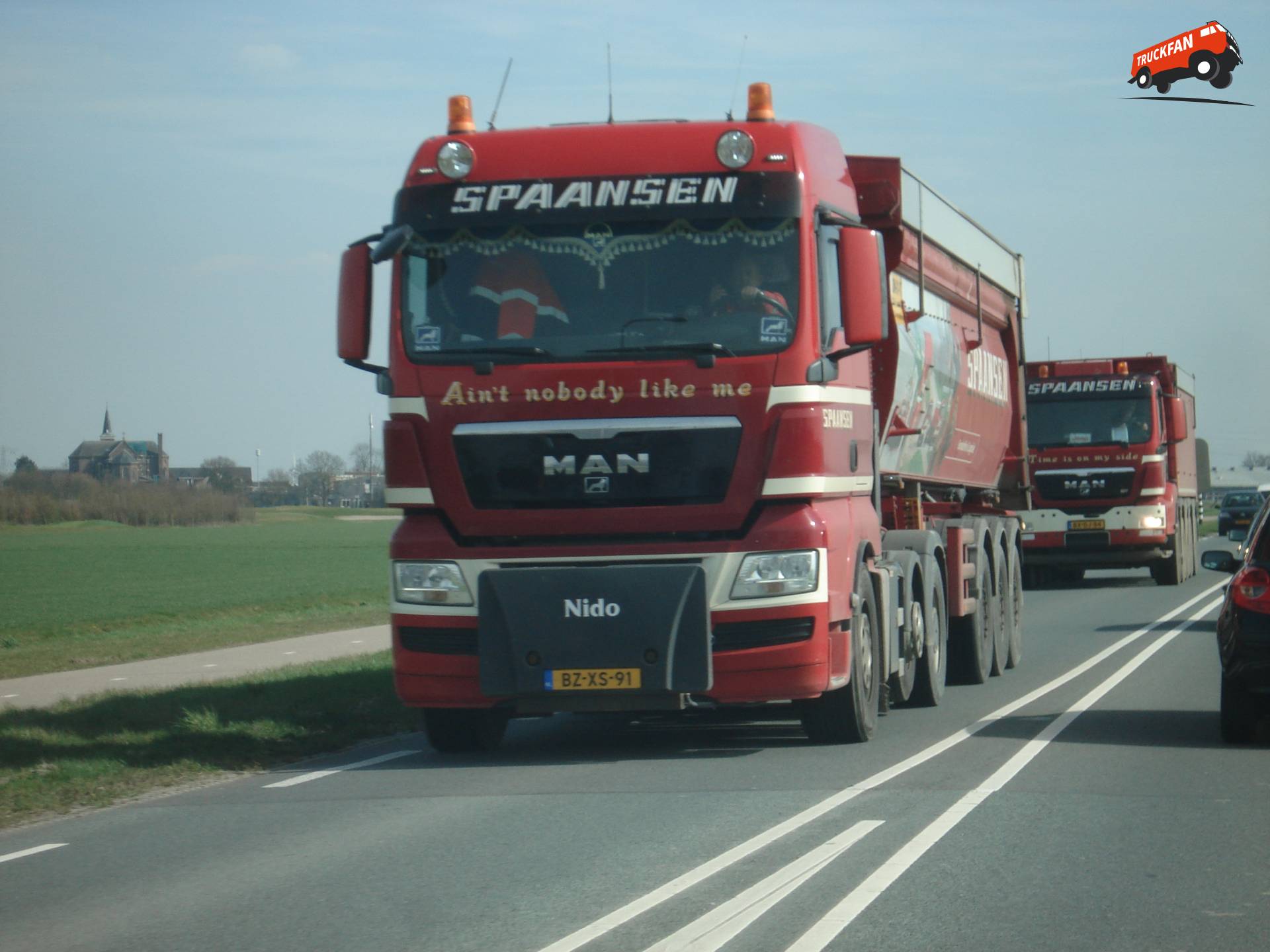 MAN TGX vrachtwagen van Spaansen